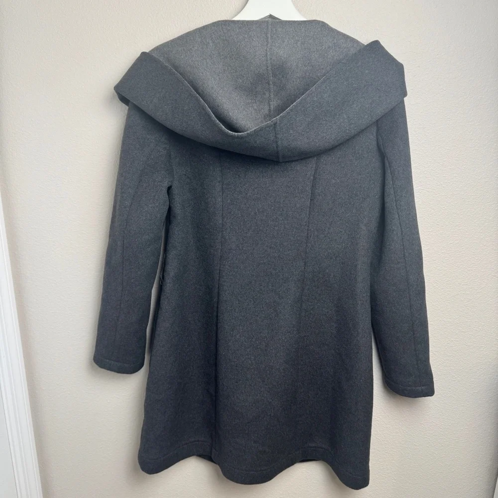 Wool Blend Coat by Dylan Grey Size Small - Picture 2 of 16